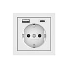 Gira - Wandcontactdoos (WCD schakelmat.) Wcddoos Schak 245970