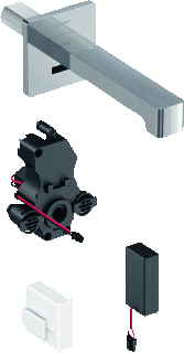 Geberit - Brenta Wastafelmengkraan (opbouw) wnd bat 170