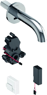 Geberit - Piave Wastafelmengkraan (opbouw) Wnd Bat 220