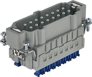 Harting - Contactblok v rechthoekige connect. Han 16Es Press - M