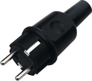 Kalthoff - 442 Geaarde stekker Contactstop Ra Volrubber