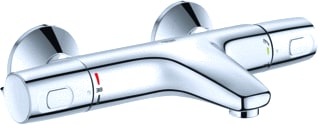 Grohe - Precision Trend Badmengkraan (opbouw) precision new bdtherm