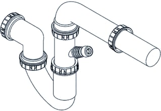 Grohe - P-, S-, beker sifon siphon