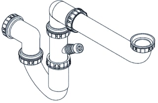 Grohe - P-, S-, beker sifon siphon