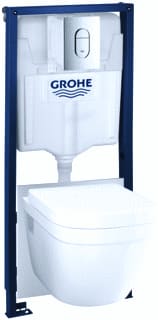 Grohe - Solido Euro Ceramic Inbouwelement wandcl. en spoelresrv wc-pack 5-in-1
