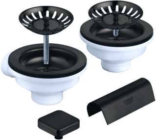 Grohe - Afvoerplug korfplug set, 2 spoelbak