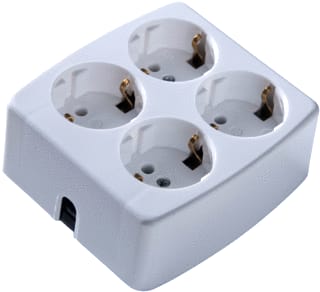 Martin Kaiser - 536 Contactdooscombinatie Tafcontds 4V Ra Wit