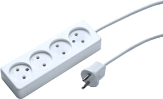 Martin Kaiser - 509 Contactdooscombinatie Tafcontds 4V 2P Snoer Wit