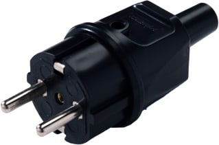 Martin Kaiser - 514 Geaarde stekker Contst Pvc Ra Tule Zwart