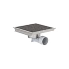Aquaberg - Business Line Compact Vloerput met 1 aansluiting Bluc Keukengoot Rvs 397X397Mm