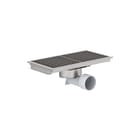 Aquaberg - Business Line Compact Vloerput met 1 aansluiting Bluc Keukengoot Rvs 565X297Mm