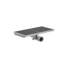 Aquaberg - Business Line Compact Vloerput met 1 aansluiting Bluc Keukengoot Rvs 765X397Mm
