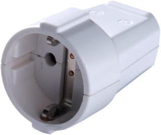 Martin Kaiser - 634 Koppelcontactstop (geaard) Koppcontst Ra 10A K-Wit