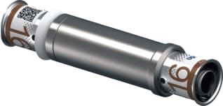 Uponor - S-Press PLUS Fitting met 2 aansluitingen S-Prss Schuifk 40-40
