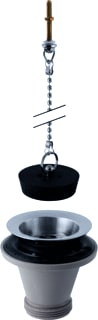 Geberit - Afvoerplug afvplg stopg=1