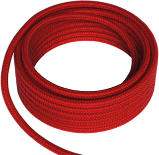 Calex - Aansluitleiding bail textielsnoer 2p rood 1.5m