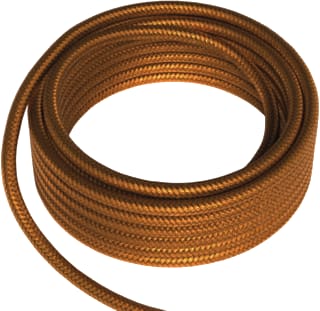 Calex - Aansluitleiding Bail Textielsnoer 2P Goud 3M