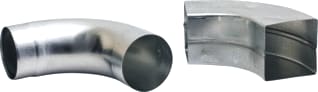 Nedzink - Fitting met 2 aansluitingen Ntz Bocht R80 40Gr