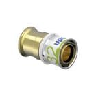 Uponor - Fitting met 2 aansluitingen S-Press+Adapt 32-28Cu-Sst