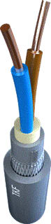 TKF - NL-Sterkstroomkabels Z1O-YMz1Kas Cca 0,6/1 kV Voedingskabel v/a 1 kV vaste aanleg Z1O-Ymz1Kas Cca 2X6 Mt