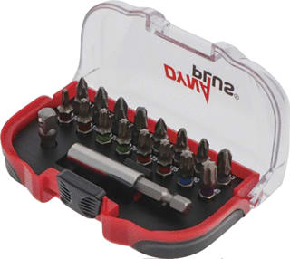 Dynaplus - Bitset 17D+Magn Bithouder