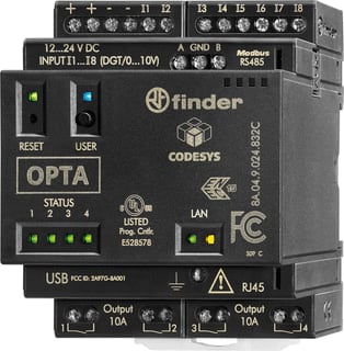 Finder - 8A OPTA Codesys Logische module Rel Prog Cod 8In/4Uit