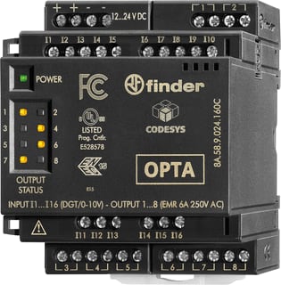 Finder - 8A OPTA Codesys Logische module Uitbr Digi Cod Emr 8A.04