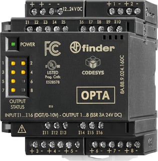 Finder - 8A OPTA Codesys Logische module Uitbr Digi Cod Ssr 8A.04