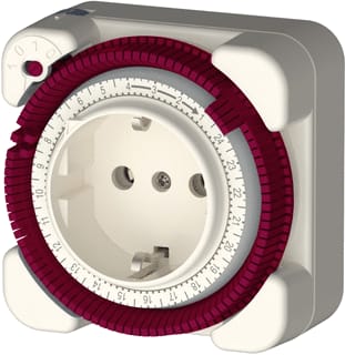 Grasslin - Schakelklok voor wandcontactdoos Topica 100 Safety-Plus
