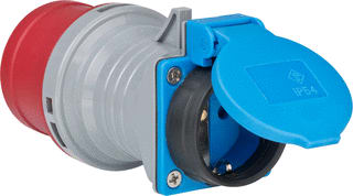 Brennenstuhl - CEE-contactstop Cee-Adap400V/16A-230V/16A