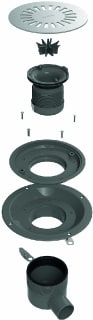 Easydrain - Douchegoot Vinyl Rnd 15Cm +Afvr 50Mm