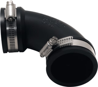 Fernco - Fitting met 2 aansluitingen Bocht 48L 50-40 Zwt