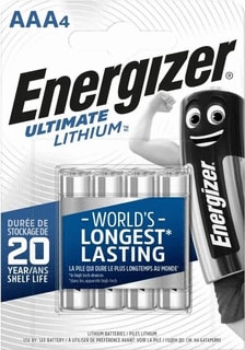 Energizer - Batterij, niet oplaadbaar Lithm Batt 1,5V Aaa Br4