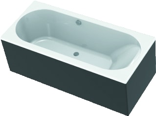 WaveDesign by Wisa - Tesa Bad 170X80 Wit