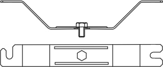 Cooper Crouse-Hinds - Ceag Mech. toebeh. verlichtingsarmatuur Muur/Plafbeug D92 Se2