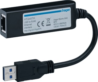 Hager - Agardio.manager Communicatietechniek adapter Usb-Ethern Interf Agardio