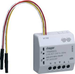 Hager - Jaloezie-actor bussysteem Knx-Rf Rolluik-/Jal.Act