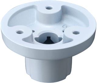 Patlite - Mech. toebeh. verlichtingsarmatuur Patl Pole Lr6-Usb/La6 Wit