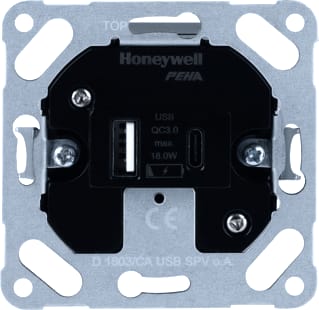 Honeywell Peha - USB-voeding Usb Laadstatn 3,4A Qc3.0