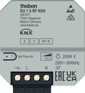 Theben - Dimactor bussysteem Du 1 S Rf Knx