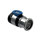 Geberit - FlowFit Fitting met 2 aansluitingen Overgang Rvs Peinde D20-18