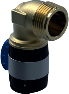 Geberit - FlowFit Fitting met 2 aansluitingen Overgbocht 90 Bu D32-R1