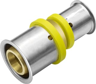 VSH - UltraPress Gas K7012G Fitting met 2 aansluitingen Gas Verloop 25X20