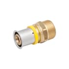 VSH - UltraPress Gas K7020G Fitting met 2 aansluitingen Gas Overgang 16Xr1/2