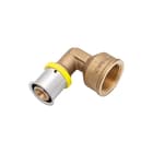 VSH - UltraPress Gas K7029G Fitting met 2 aansluitingen Gas Kniekop 90 25X3/4