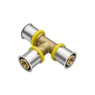 VSH - UltraPress Gas K7240G Fitting met 3 aansluitingen Gas T-Stuk 25X25X25