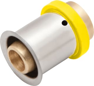 VSH - UltraPress Gas K7229G Fitting met 1 aansluiting Gas Eindkoppeling 25