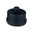 Nedco - Enkelw. rookgashulpstuk 1 aansl. Pk 80Mm Dop T-Stuk Zwart