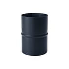 Nedco - Enkelw. rookgashulpstuk 2 aansl. Pk 80Mm Verloop M-M Zwart