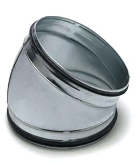 AIR Spiralo® - KEN-LOK® Bocht rond luchtkanaal Geperste Bocht 30Gr